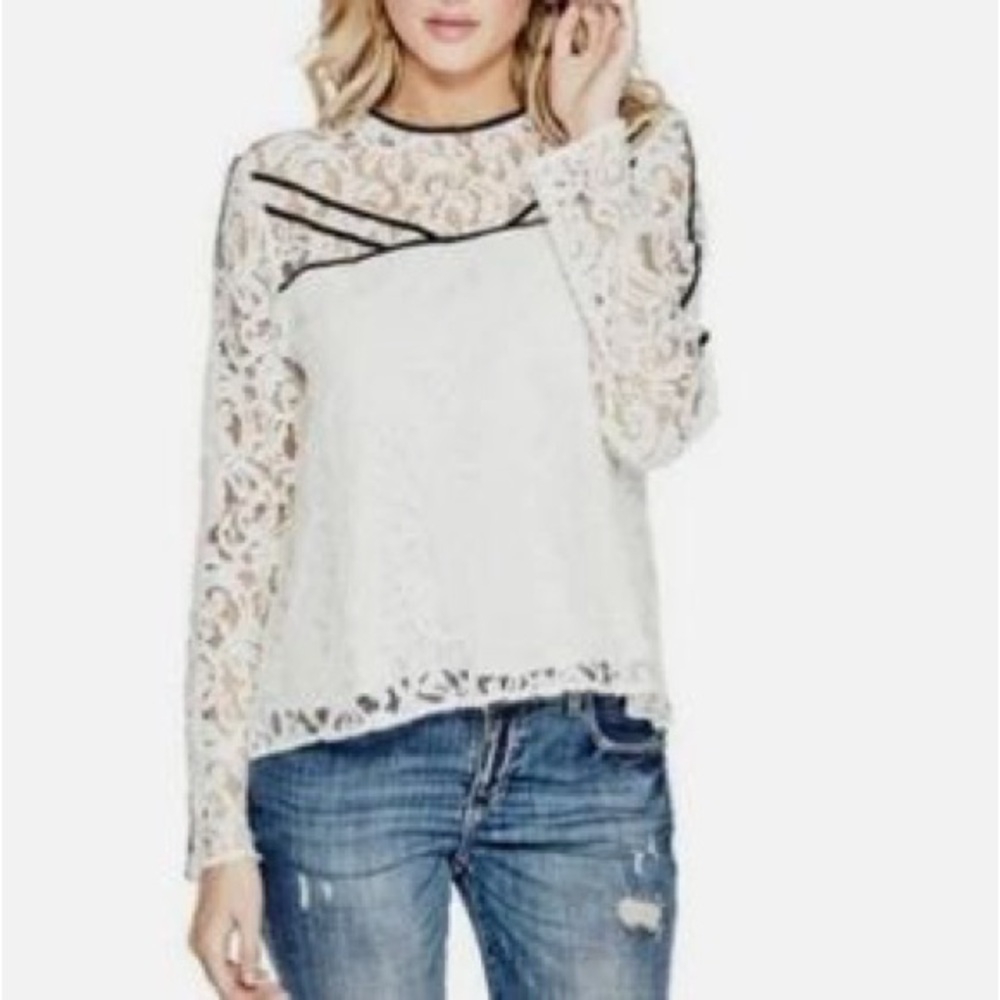 Guess Elegant Lace Women's Top